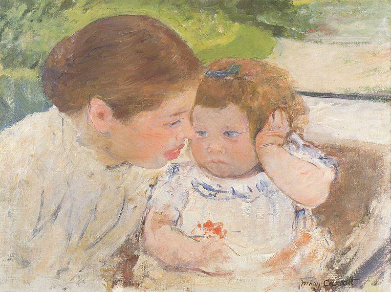 Mary Cassatt Susan Comforting the Baby No. 1 china oil painting image